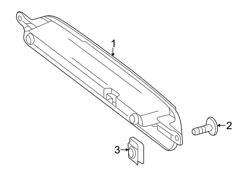 Mercedes Back Up Light Assembly - Rear 2189062300